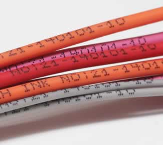 Custom wire markings for cable assembly Custom markings for cable assembly