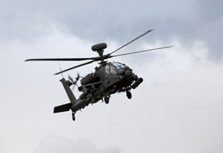 Military helicopter Military cable assembly applications – Apache Helicopter